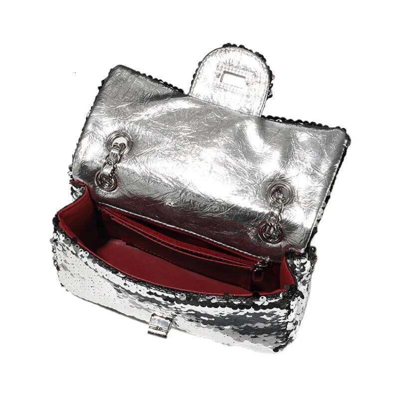 Hot Selling High Quality Small Sequin Shoulder Bag Fashion Ladies Handbags Casual Female Chain Crossbody Messenger Bags For Women New Designer Bags