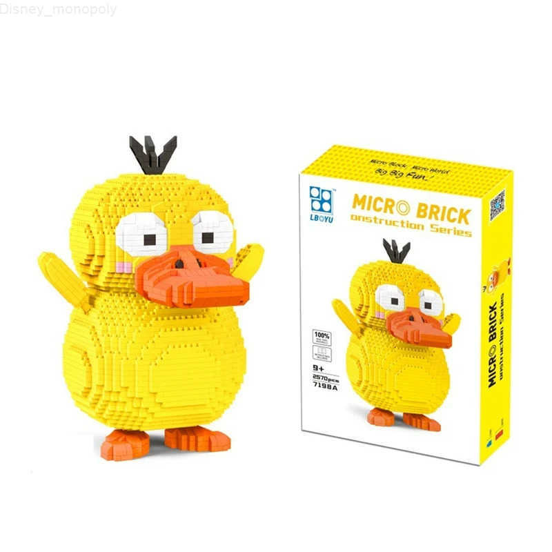 Disney Pokemon Action Figures Building Blocks Nano Micro Blocks Cartoon Anime figure Kids Toys Mini Bricks H251218