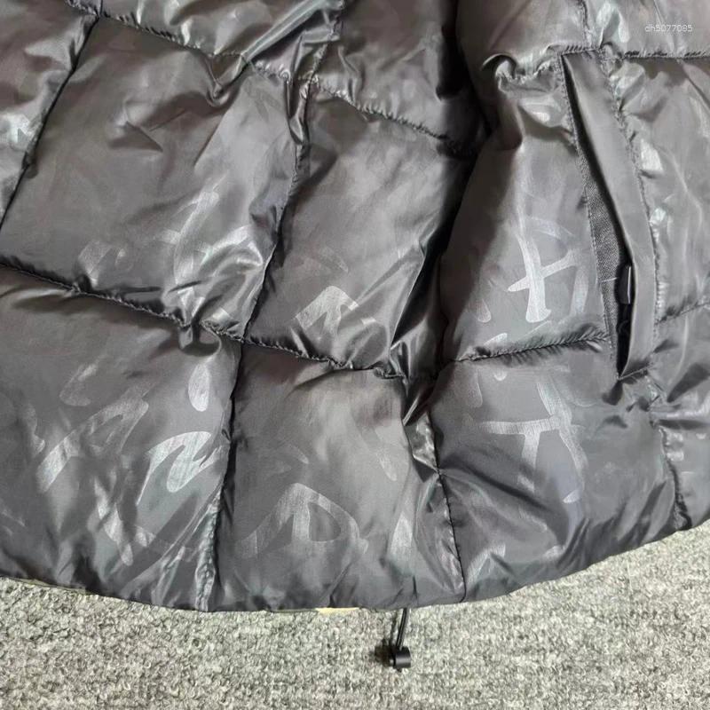 Men's Down Style Waistcoat Double Sided Wear Vest High Street Hip Hop Loose Camouflage Print Padded Jacket Men Women