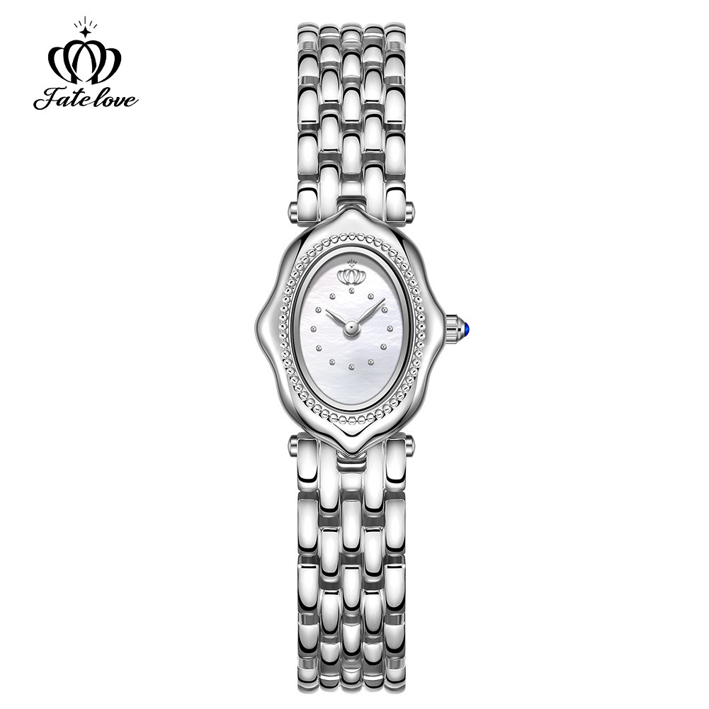 Fate Love brand new retro style designer exquisite women's watch steel strap quartz watch women's watch - view 7