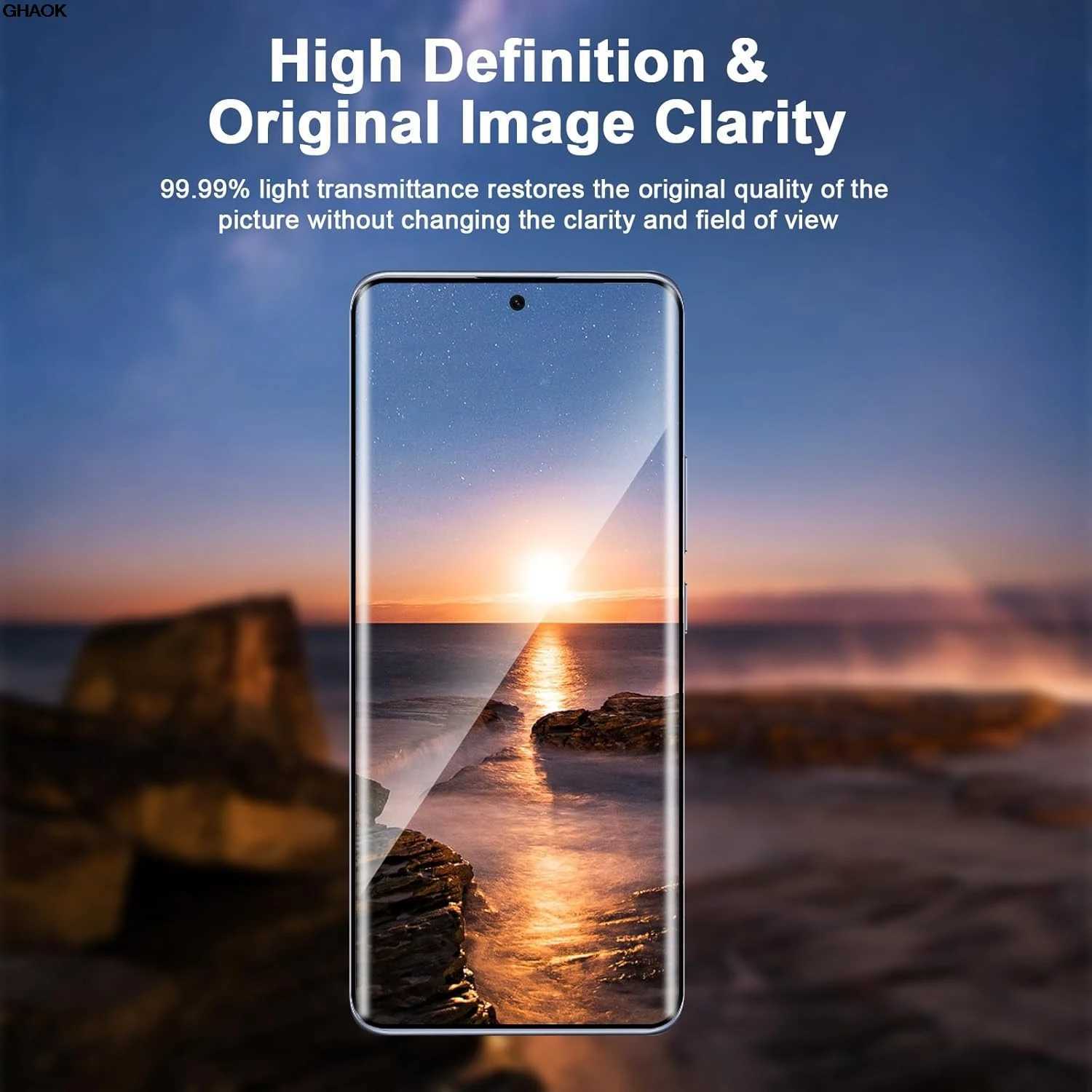 2/4Pcs HD Tempered Glass For Redmi Note 14 Pro PLUS 5G HD Note 13 Pro plus Curved Four Sides Glue Screen Protector G251218