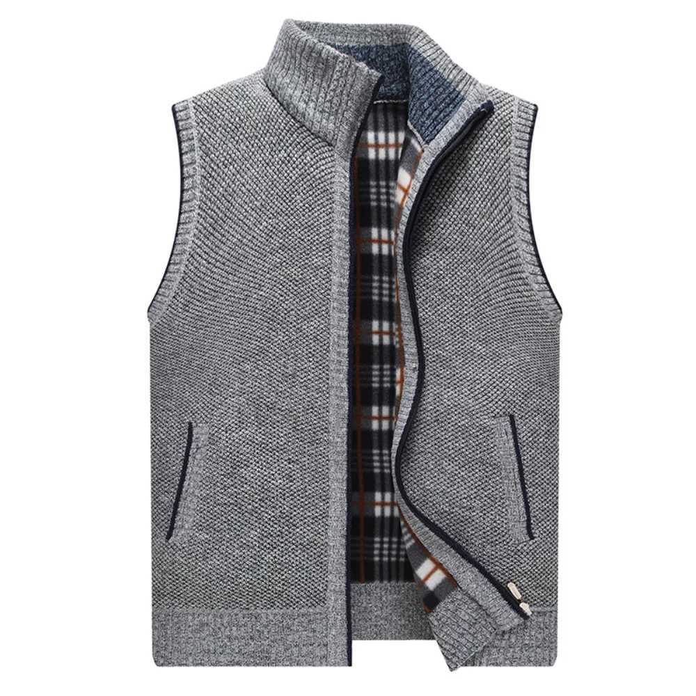 KB New Autumn and Winter Mens Coat Fashion Warm Outer Wear Vest Hot Vest Casual Sleeveless JacketG251218