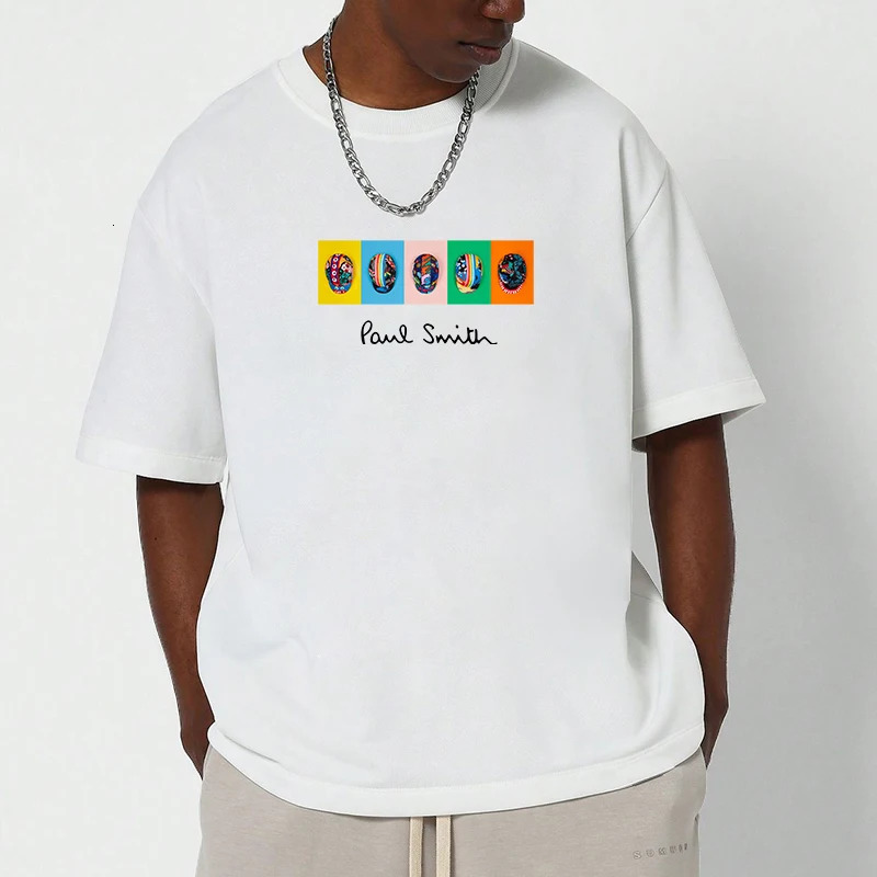 Mens T-Shirt P-Pauls S-Smiths Summer Top Oversize Stretwear Semi-Retail T-shirt Gift Y2k Mens Clothing Vintage 251216