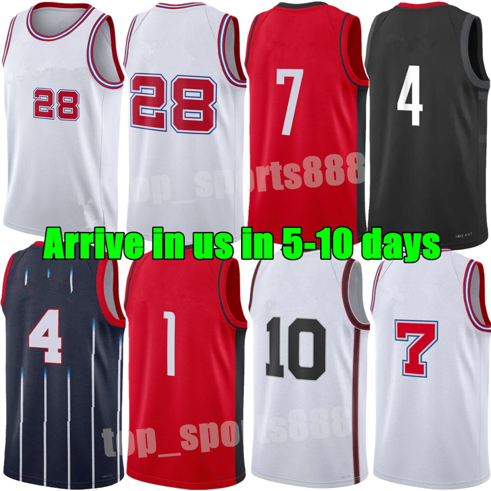 Custom Basketball Jerseys Durant Amen Thompson Alperen Sengun Tari Eason Reed Sheppard Jabari Smithh jr Fred VanVleet Clint Capela Steven Adams Rocket City Jersey