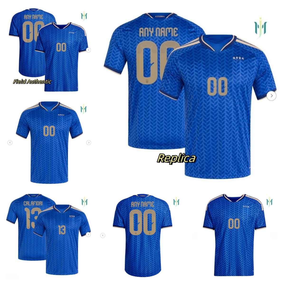 2026 Italy 13 Riccardo Calafiori 21 Gianfranco Zola 6 Marco Verratti soccer Jerseys Field Authentic Replica Custom Jersey 4 star Men women kids all size