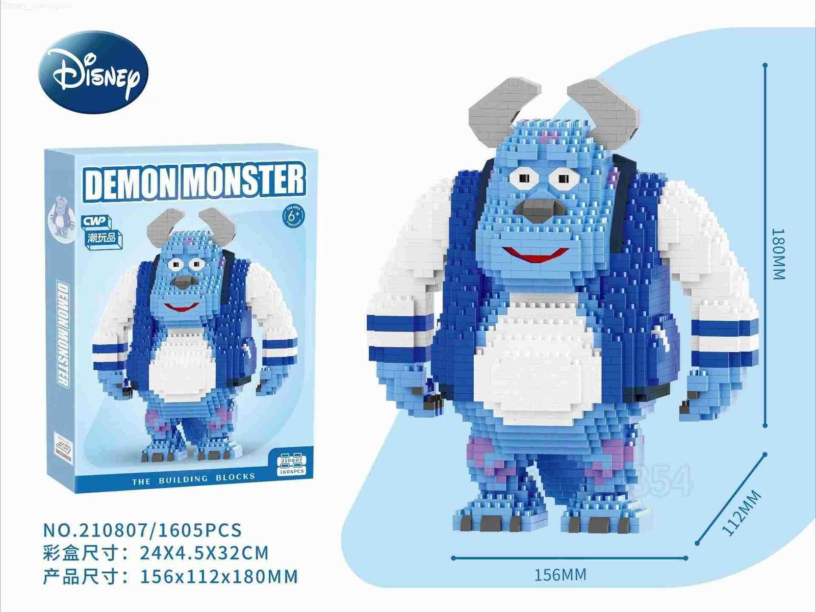 Disney Disneys New Miniature Particle Building Block Toys Assembly Educational Building Block Toys Small Particle Assembly Model H251218