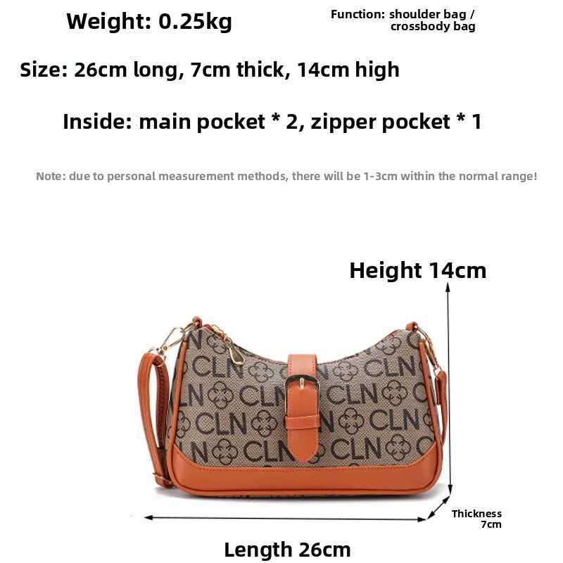 High Quality Womens PU Bag with Large Capacity Shoulder Bag Mobile Phone Bag Casual Crossbody Casual Simple Vintage Bag PursesT251218