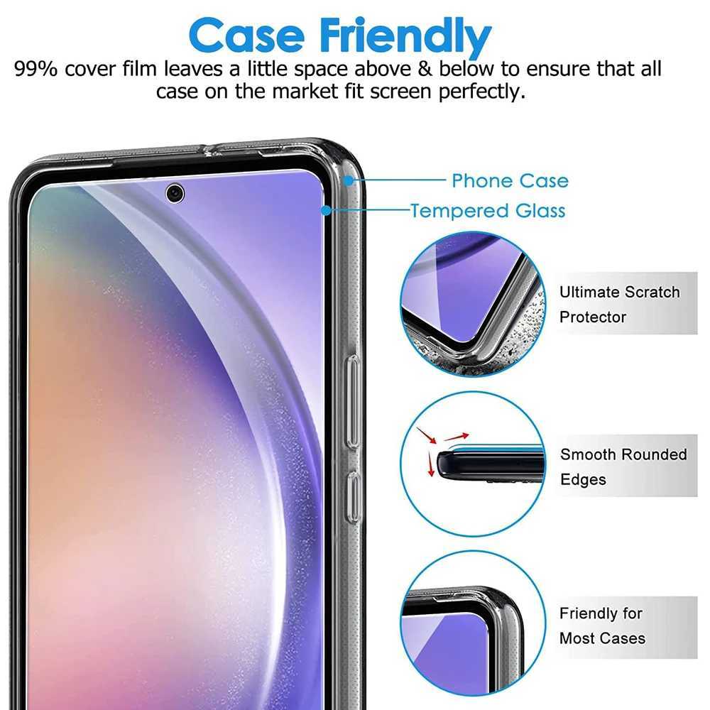 5-1Pcs Tempered Glass For Galaxy A12 A22 A32 A42 A52 4G 5G A03 A13 A23 A33 A53 A73 SCREEn Protector for Galaxy A52s G251218