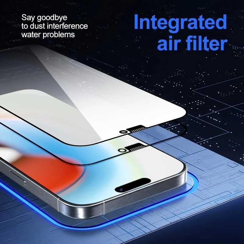 Tempered Glass Screen Protector For iPhone 16 15 14 13 12 11 17 Pro Max 16e Protective Film iPhone16 Pro Max XR X XS 7 8 16Plus G251218