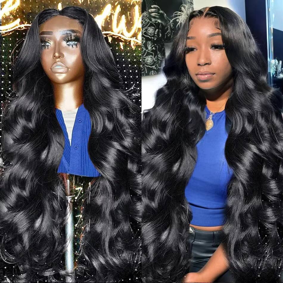 Raw Vietnamese Hair Double Drawn Body Wave Lace Front Glueless Wigs Original Luxury Raw Vietnam Human Hair Wigs for Black Women