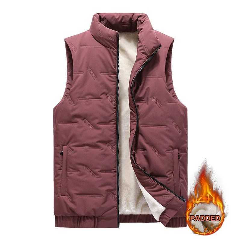 Padded Vest Mens Winter New Men Down Cotton Vest Warm Canvas Horse Jacket Youth Sleeveless Athletic Big Size Mens Clothing 6XLG251218