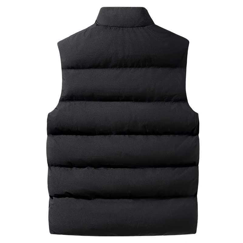 The winter trend mens waistcoat the new autumn and winter sleeveless stand up collar with down thick down vest for warmthG251218