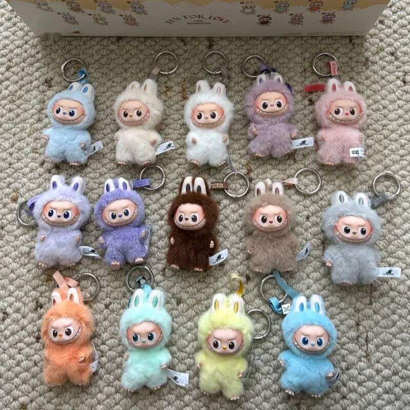 Labubu The Monsters Pin For Love Series Blind New Genuine Keychain Cute Anime Action Figure Keychain Gifts 25C1218