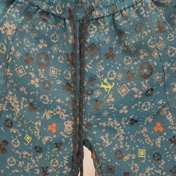 Spring And Summer Trendy Pants Old Flower Washed Fashion Niche 2025 Unisex Casual Versatile Drawstring Shorts