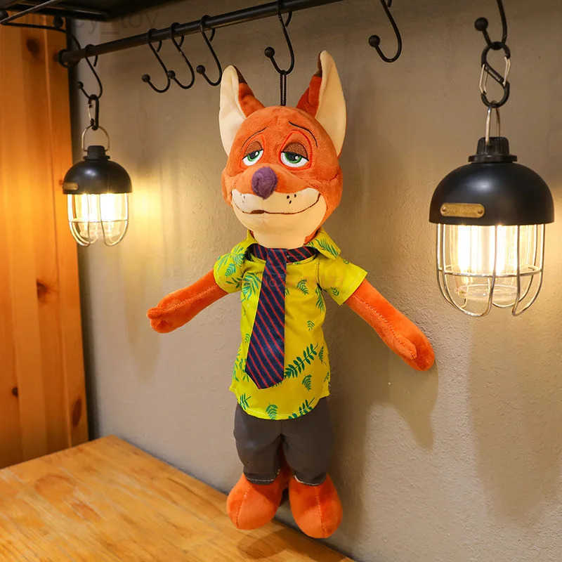 Disney Zootopia Stuffed Animal Plush Toy Fox Judy Hopps Rabbit Nick Wilde Fox Doll Zootropolis Doll Girl Gift Children H251218