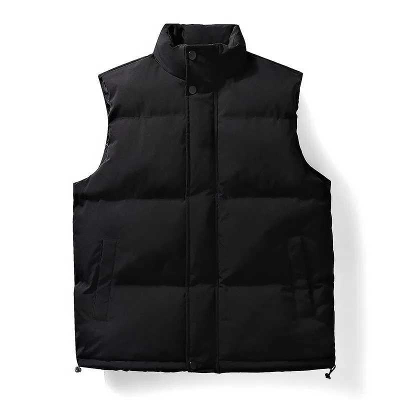 Men Sleeveless Vest Jackets Winter Fashion Male Cotton-Padded Vests Coats Men Warm Waistcoats Clothing 5XLG251218