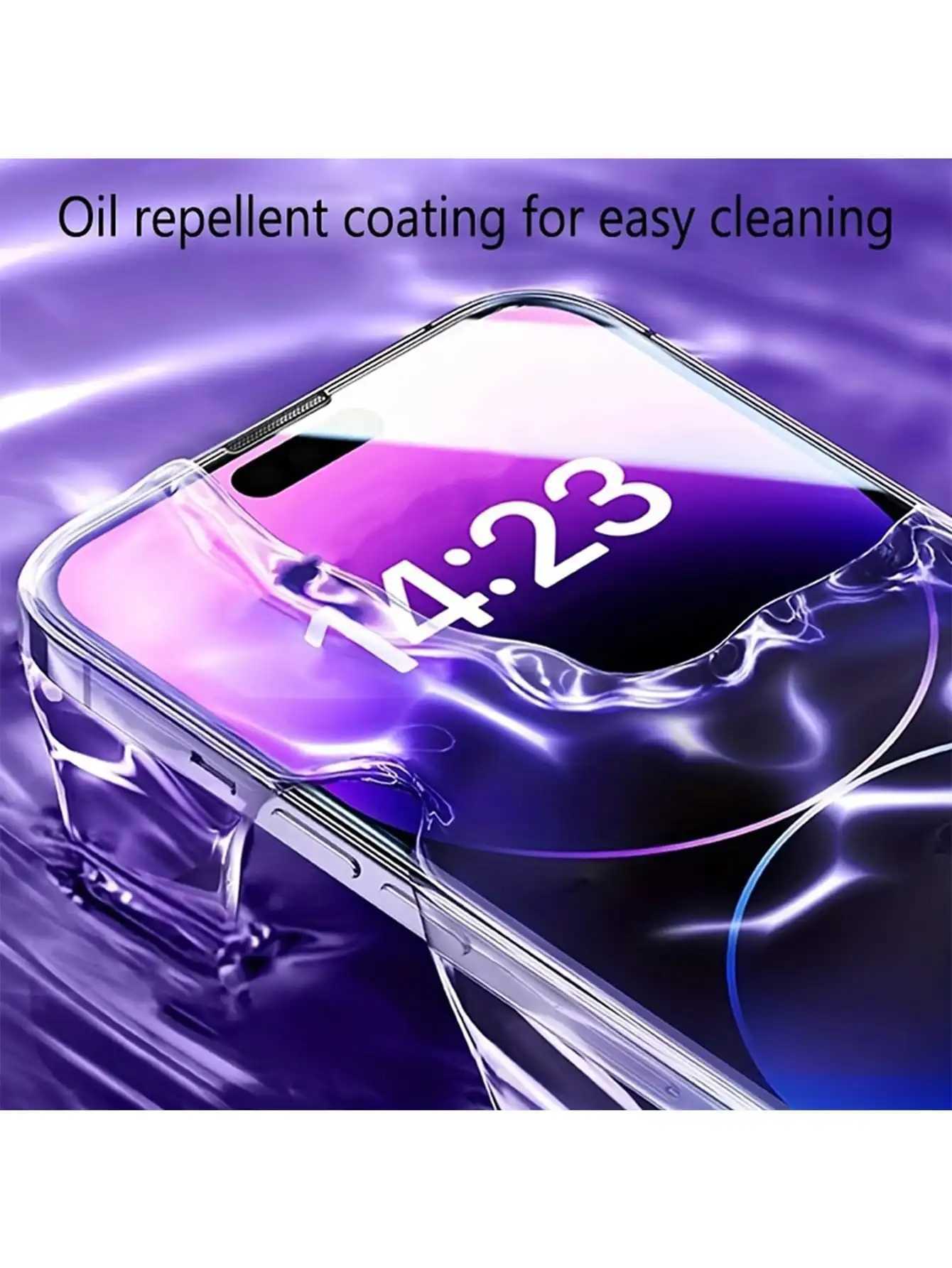 4Pcs HD Tempered Glass Screen Protectors Compatible With IPhone 17ProMax/16 ProMax/16 Plus/16E/15 ProMax/14/13/12/11series G251218