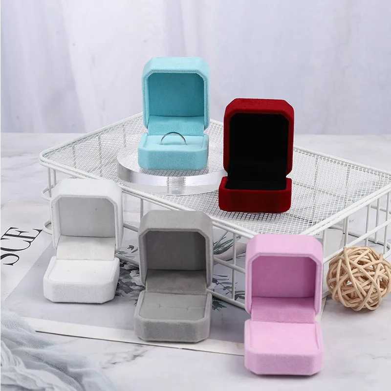 1PCS Boxes for Rings Wedding Alliance Box Jewelry Case Wedding Rings Box Gift Engagement Ring Box Ring Holder JJH01 L251218
