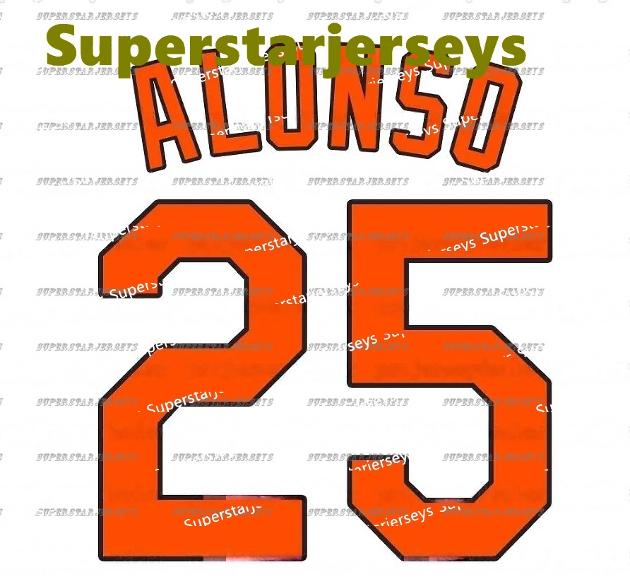 Adley Rutschman Pete Alonso Gunnar Henderson Cal Ripken Jr. Ripken Jackson Holliday Cedric Mullins Ryan Mountcastle Personalized Customized Baseball J