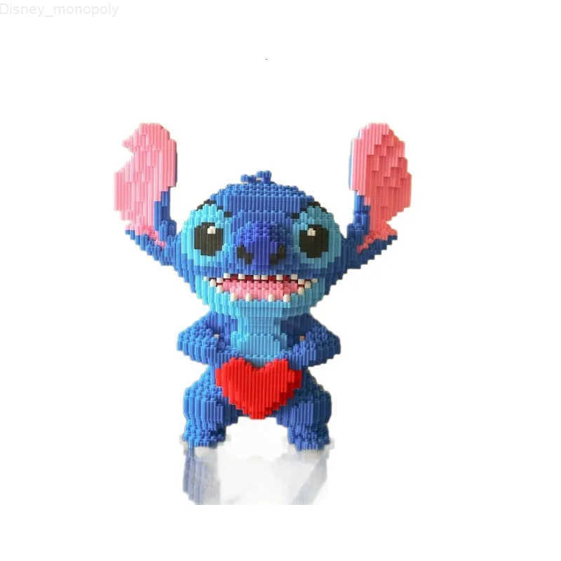 Disney 2025 New Hot-selling Trend Small Particle Building Blocks Creative Cartoon Cute Personality Stitch Building Blocks Gift H2512181