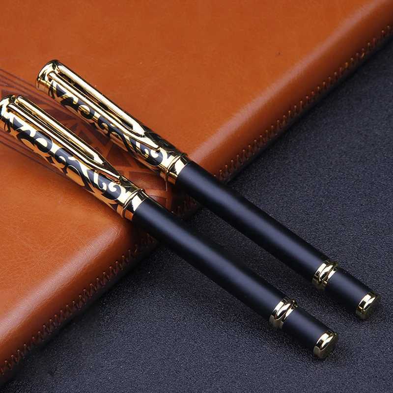 Creative Hollow Pen Cap Frosted Body Gel Pen Personali Cust Ening Name Business Advertising School Supplies Gifts Y251218