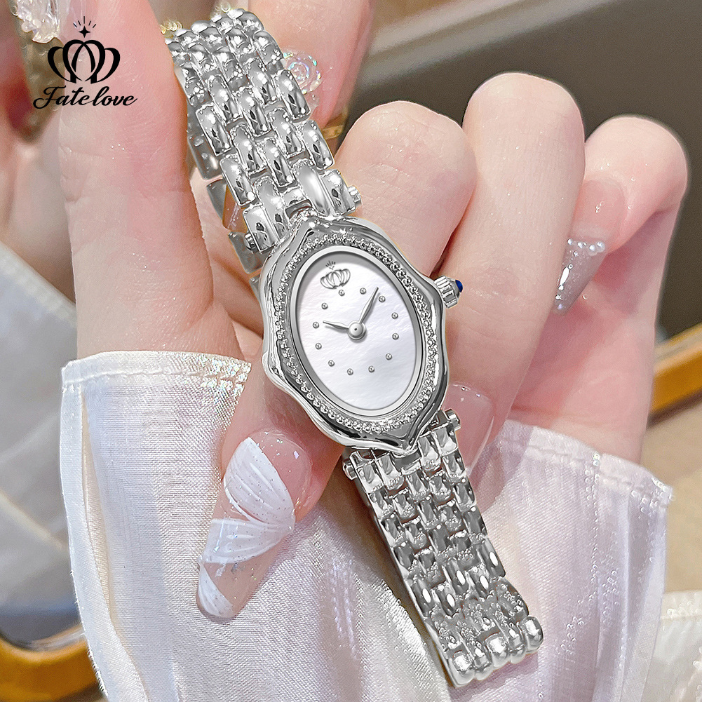 Fate Love brand new retro style designer exquisite women's watch steel strap quartz watch women's watch - view 3