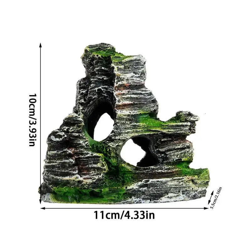 Aquarium Sandstone Decoration Fish Tank Landscaping Rocks Ornaments Shrimp Shelter Aquascape Landscape Decor 251215