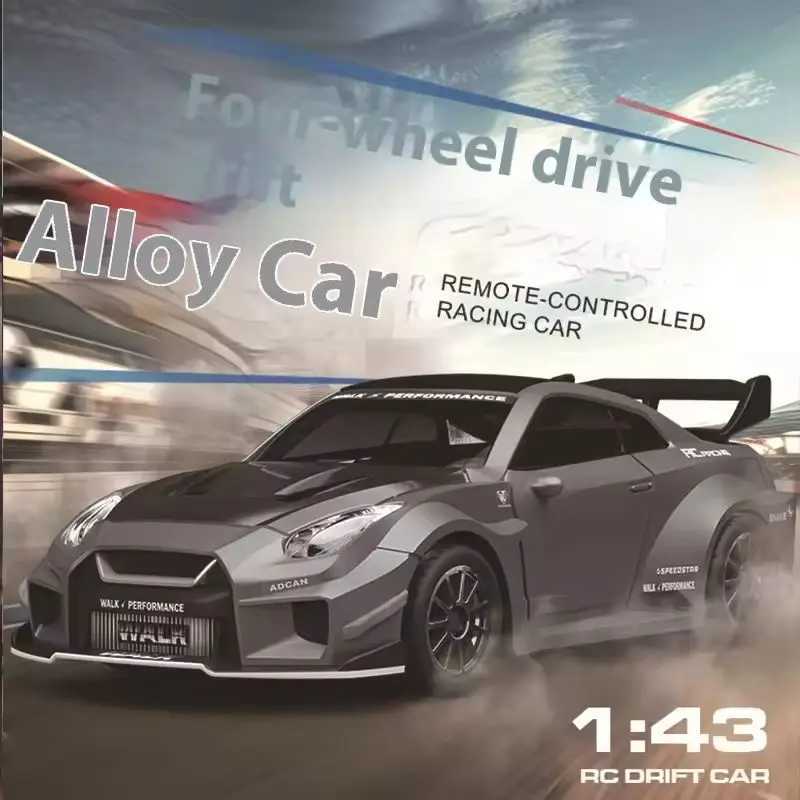 New D43 Rc Car 1/43 Full Scale With Gyroscope 4wd 24g Rc High-Speed Drift Racing Car Alloy Model Gifts Birthday Toys G251218
