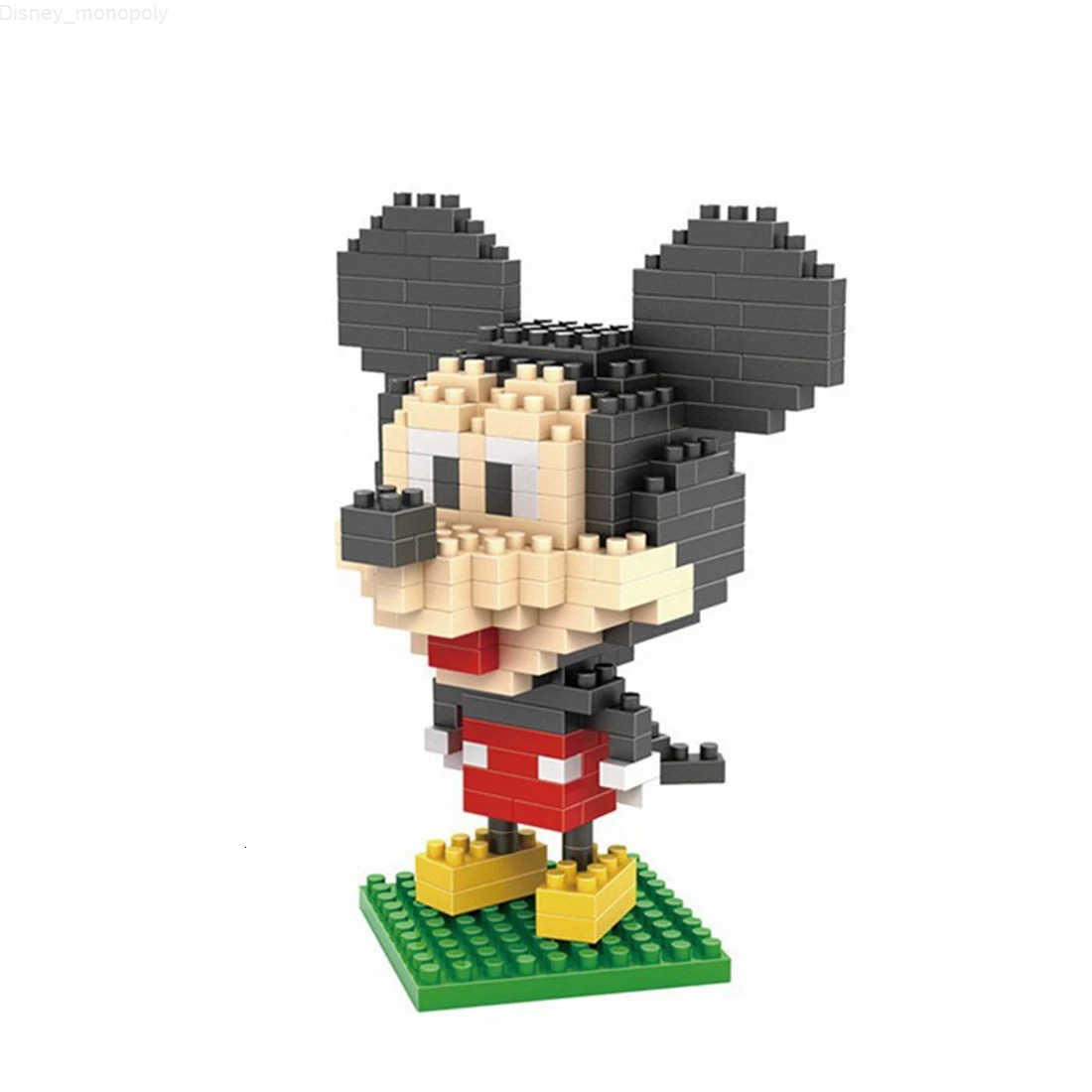Disney Series Model Micro Building Blocks Mickey Mouse Donald Duck Goofy Cartoon Diamond Brick Figures Toys For Kid Xmas Gift H251218