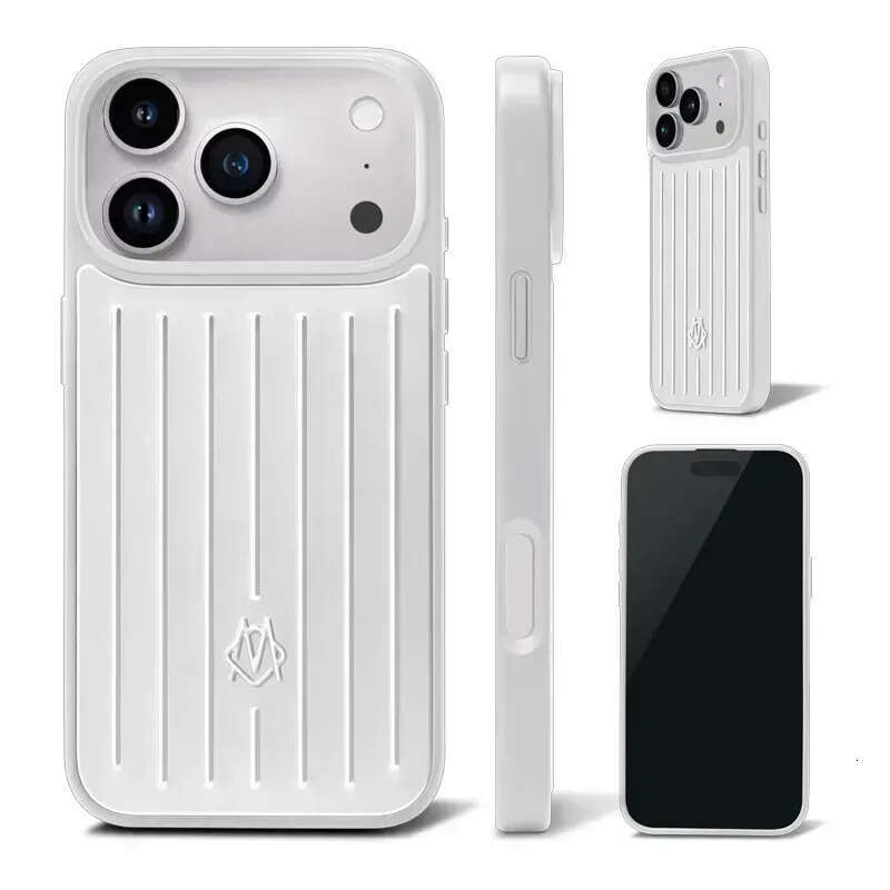 Rimova Ballet Pink Iphone 17 Pro Max Case Polycarbonate Metal Texture With Magsafe Designer Protective Airpods Pro Max Suitcase Accessory