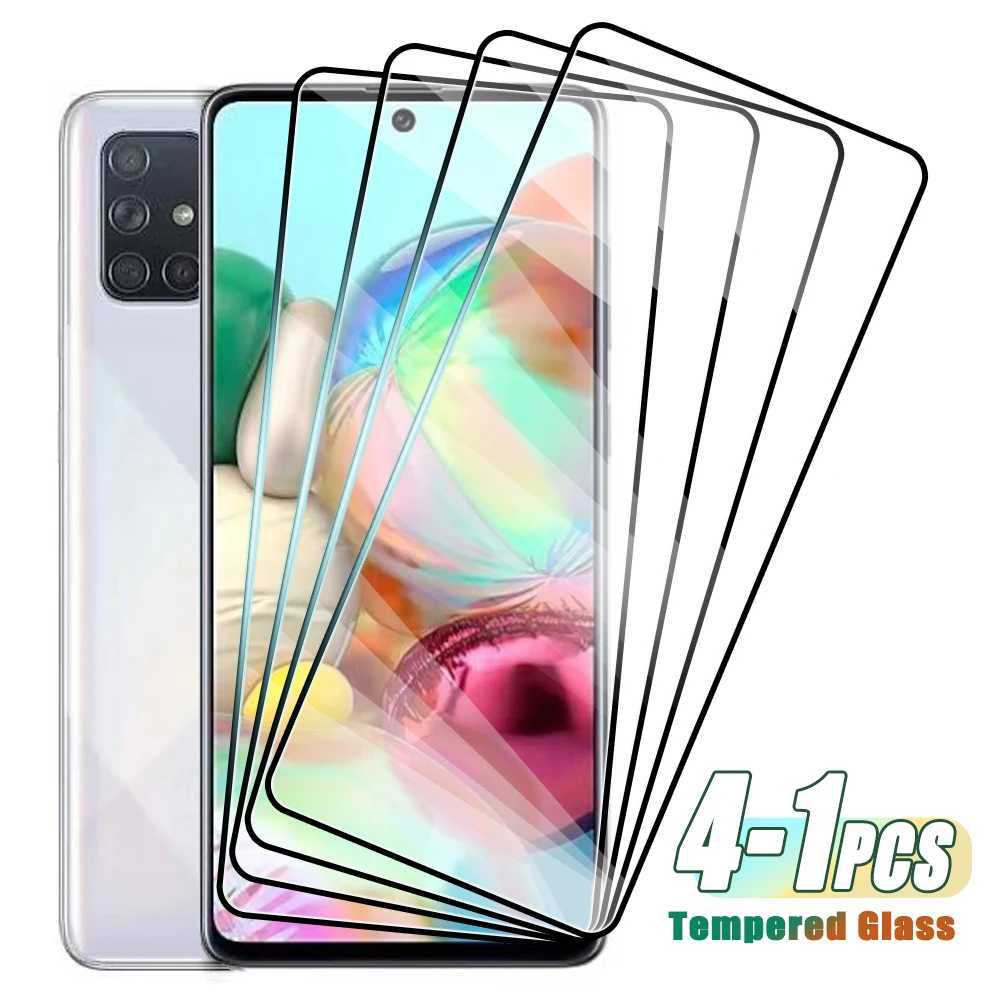 4-1Pcs Tempered Glass For Galaxy A91 A81 A71 A51 A41 SCREEn Protector on A31 A21 A11 A21S G251218