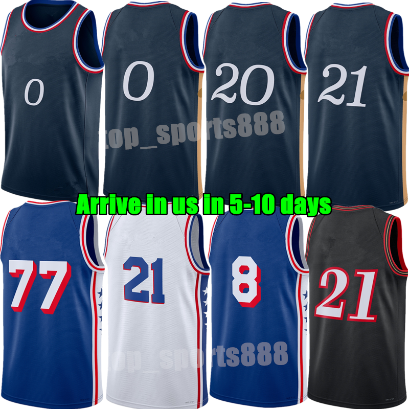 Custom Men kids Basketball Jerseys Tyrese Maxey VJ Edgecombe Allen Iverson Paull George Joell Embiid Jersey Kelly Oubre Jr Jared McCain Andre Drummond City Jersey
