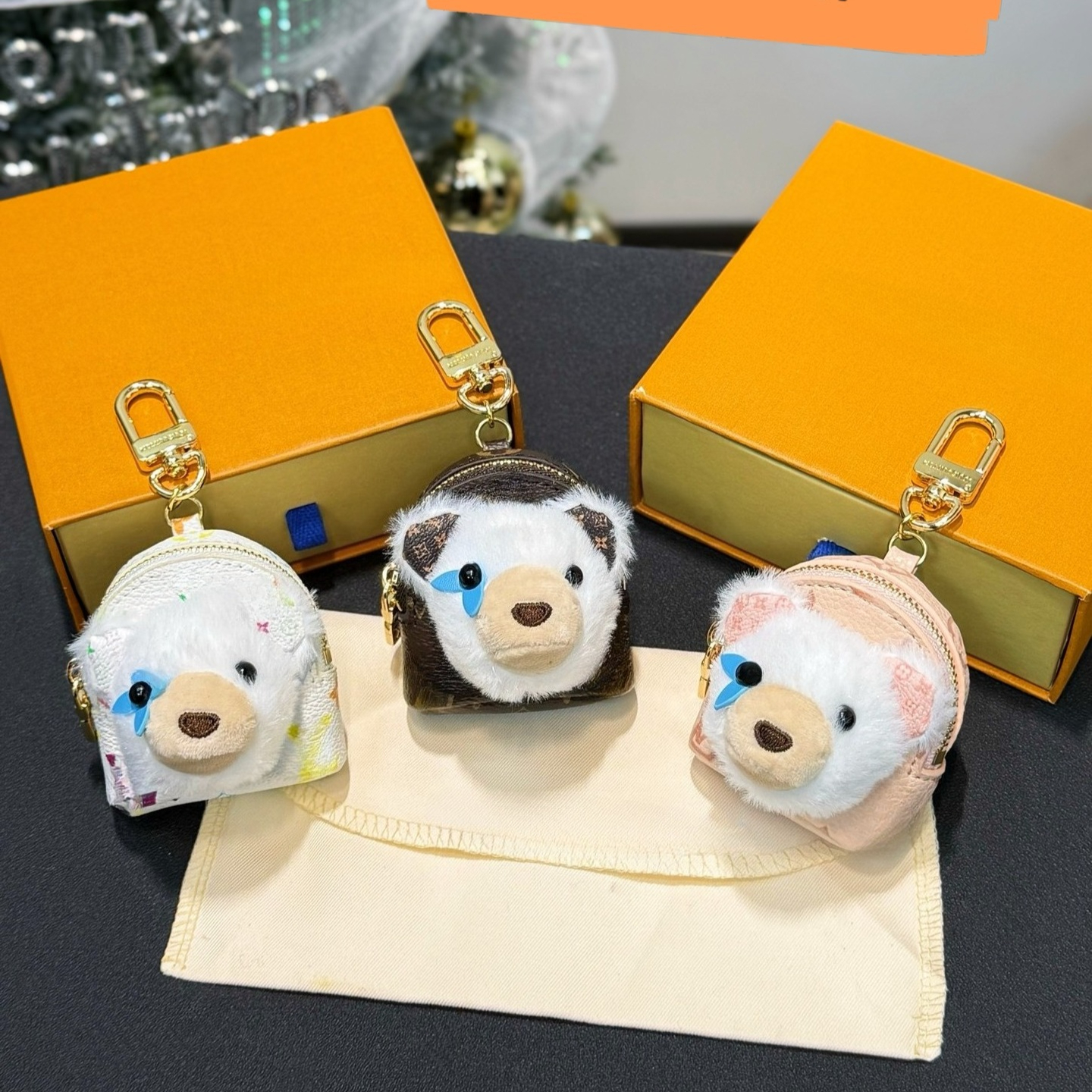 Designer Bag Charm keychain Pink keychain Fashion charm women Men Mini Bag Classic luxury keychain lanyard High quality gifts