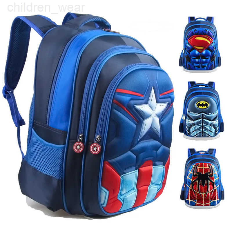 Disney 3D Spider Man Student Back To School Book Bags Kids Schoolbag Boys Mochila Children Waterproof Kindergarten Backpack H251218