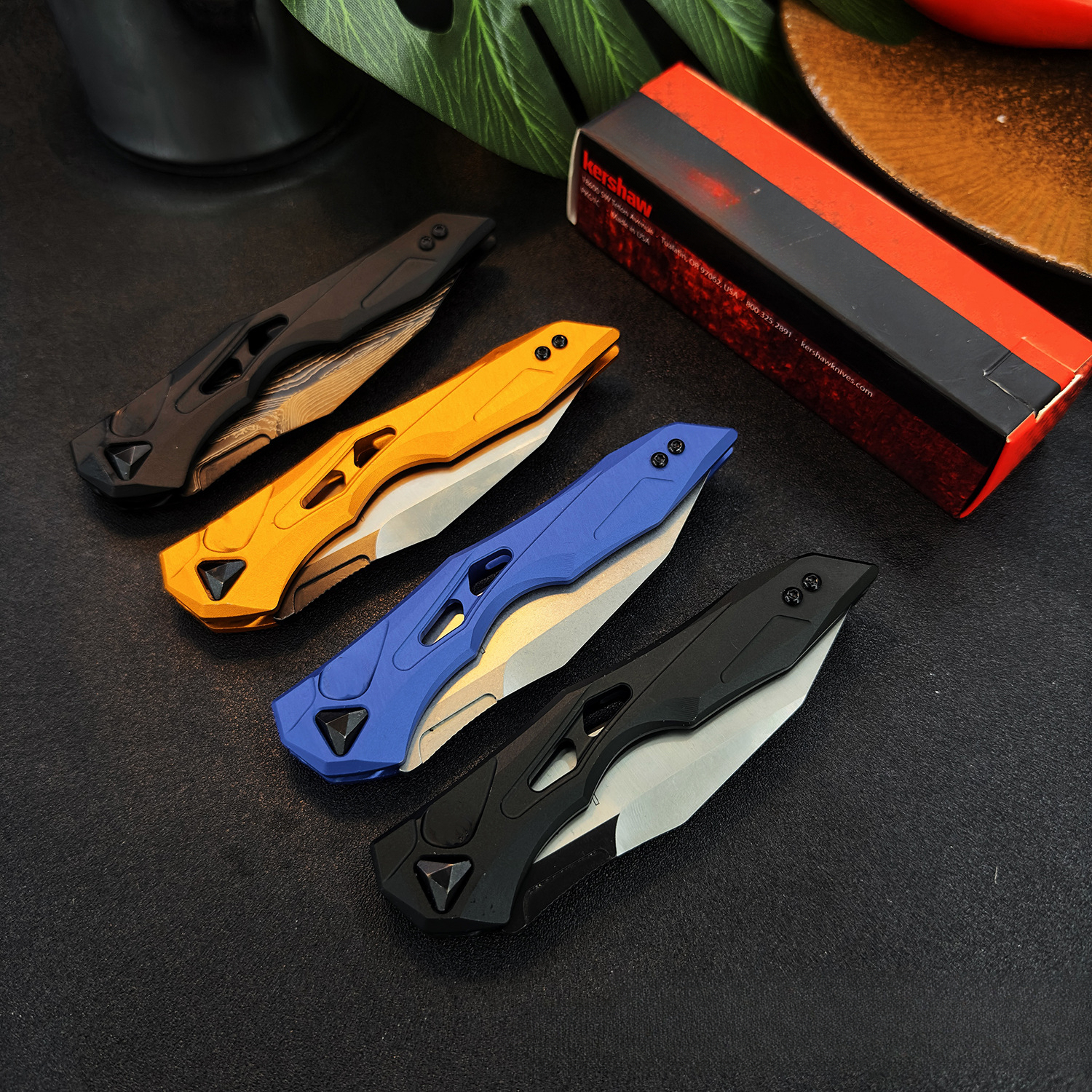 New 7650 Outdoor Camping Folding Knife CPM-154 Blade Aluminum Handle Pocket Survival Tactical Hunting Utility Knives CED Tools