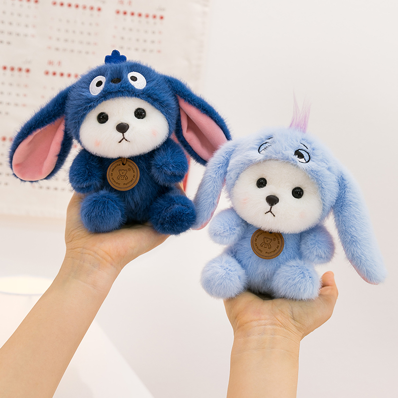 Lena Bear Table with Plush Toy Desktop Small Ornament Doll Children's Companion Doll