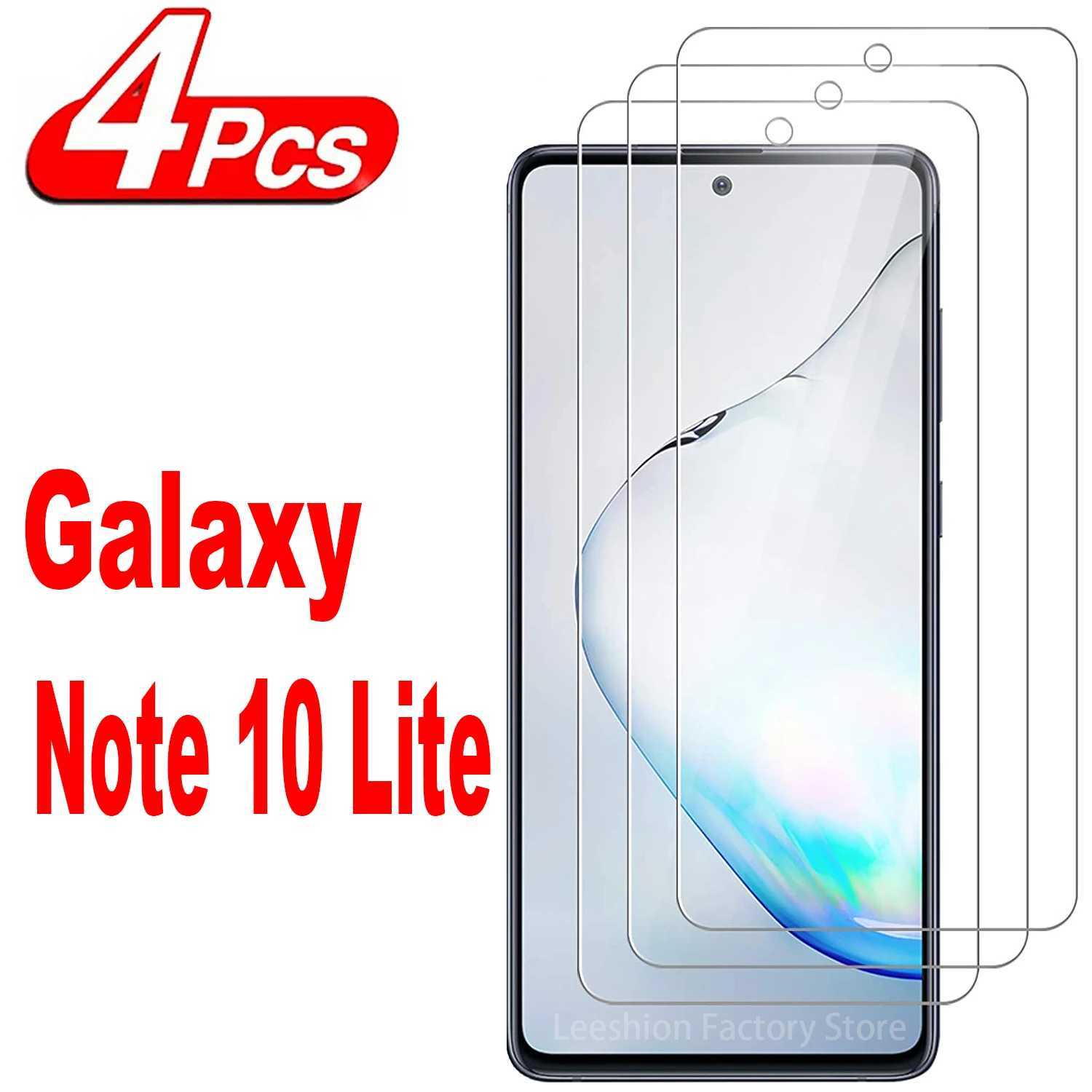 2/4Pcs SCREEn Protector Glass For Galaxy Note 10 Lite Tempered Glass Film G251218