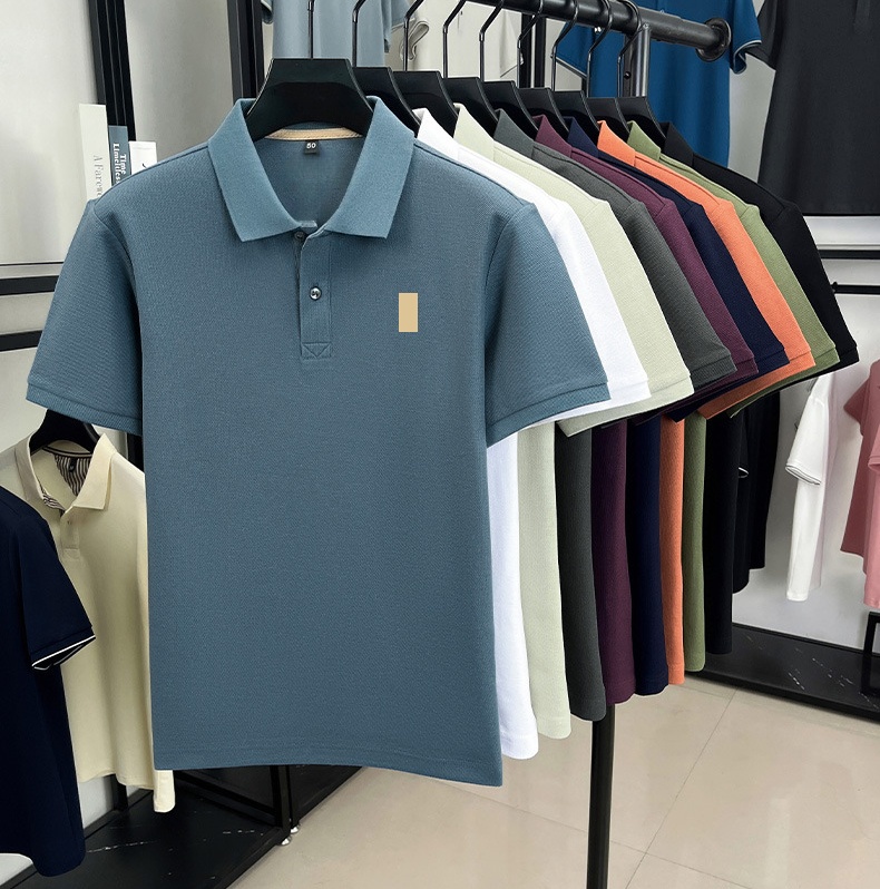 Men's Designer High-end Polos Shirts Breathable Cotton Versatile Short Sleeve Polo Shirt Casual Fashion Small Horse Embroidery Loose Golf T-shirt Summer