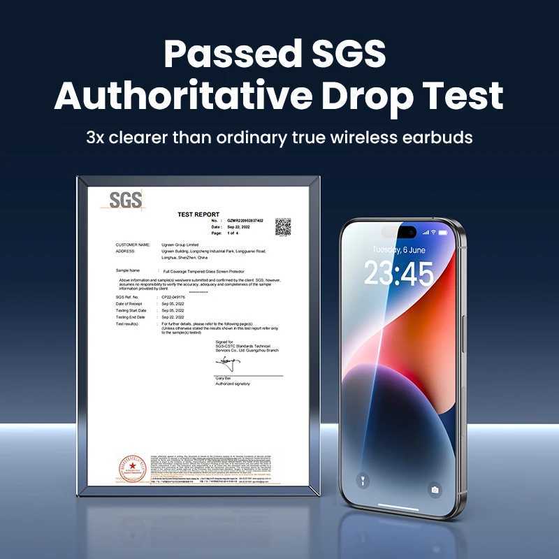 UGREEN 2PCS Screen Protector For iPhone 17 16 15 14 13 12 Pro Max Tempered Glass For iPhone 16 Plus Screen Protectors 15pro Film G251218