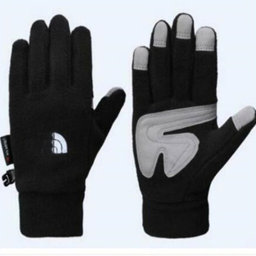 Five Fingers Gloves Sports Brand Designer Gloves Full Finger Touch Screen Gloves For Men And Women Winter Outdoor Warm Windproof Waterproof Non-Slip