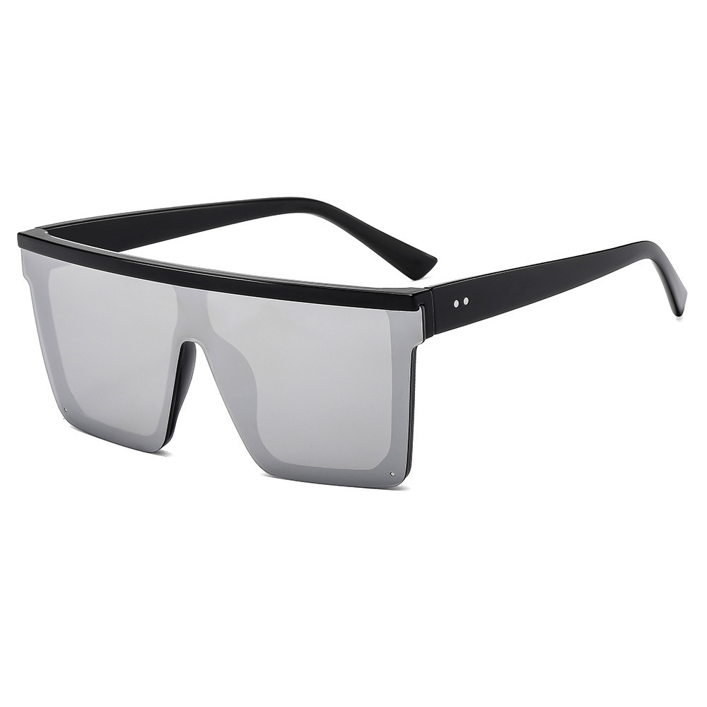 Vintage Designer Fashion Oversized Square Sunglasses Women Men Trendy Big Frame Flat Top Sun Glasses Shades UV400 ddmythur