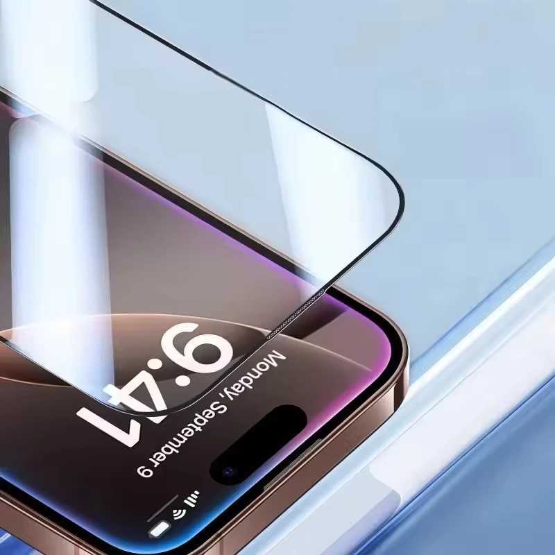 HD Tempered Glass For iPhone 17 Pro Max 16 15 14 13 11 12 Pro Max 16e 7 8 Plus SE XR XS Easy Install Dust-proof Screen Protector G251218