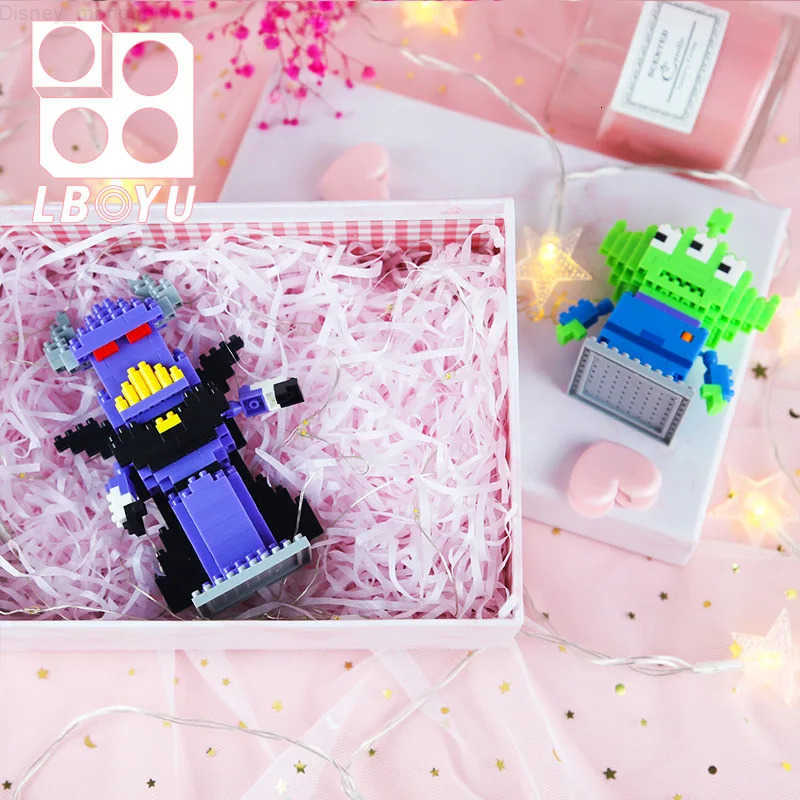 Disney Toy Story Micro Building Blocks Alien Woody Buzz Lightyear DIY Puzzle 3D Model Mini Brick Figures Toy For Kid Christmas Gift H2512181