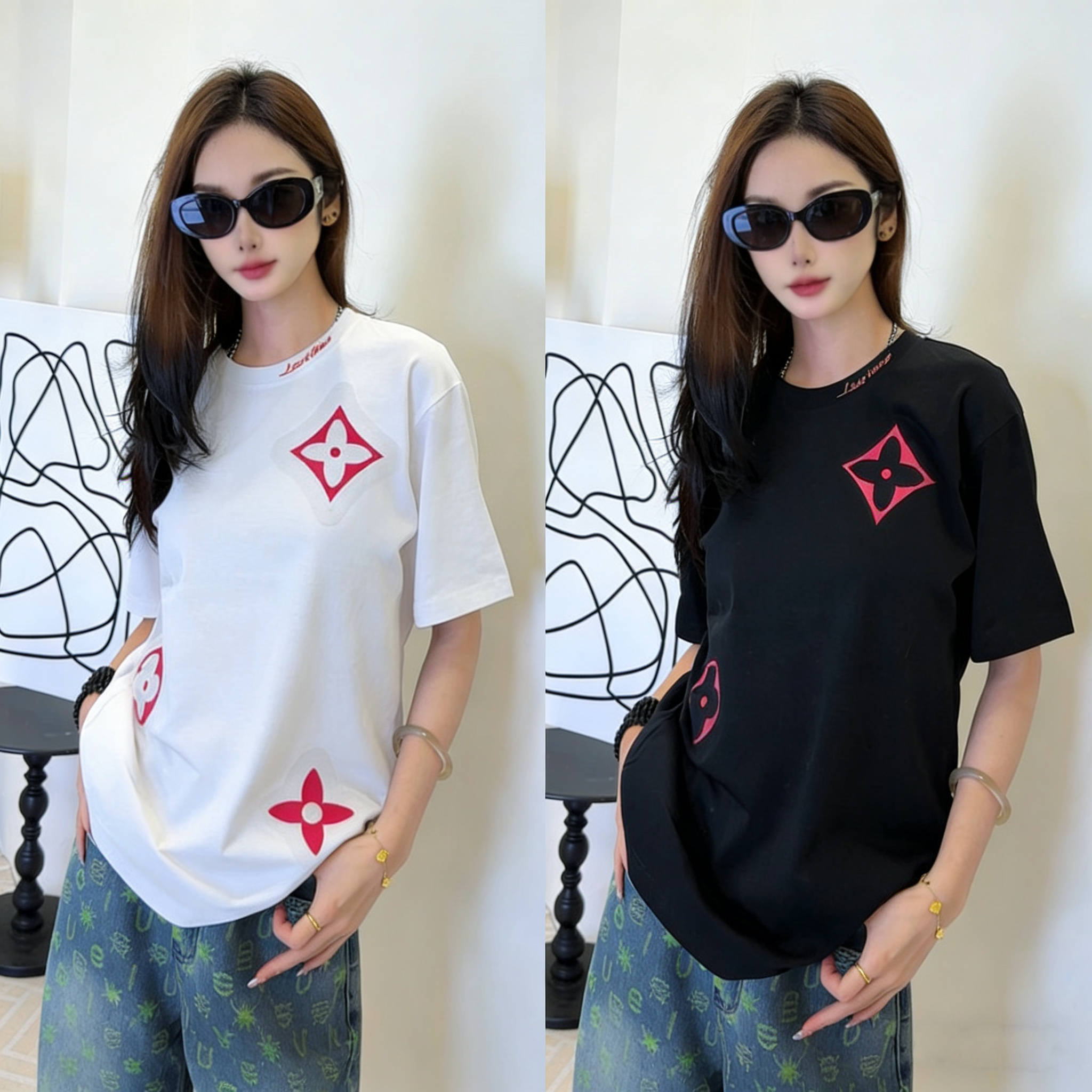 Women's T-Shirt fashion Women Tees Luxurys Designers T-Shirts tee Men Casual Short sleeve Street Designers T-Shirts Men's T-Shirts 100% cotton