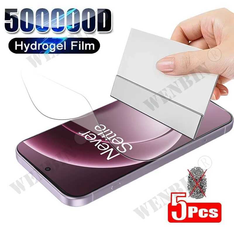 5Pcs Hydrogel Film For OnePlus 15 13 12 Full Cover Screen Protector For OnePlus Nord CE 5 4 3 Lite G251218