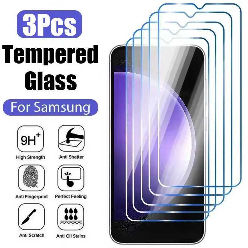 3Pcs Tempered Glass for Galaxy M56 M16 M06 Galaxy A56 A36 A26 A16 A06 4G 5G SCREEn Protector G251218