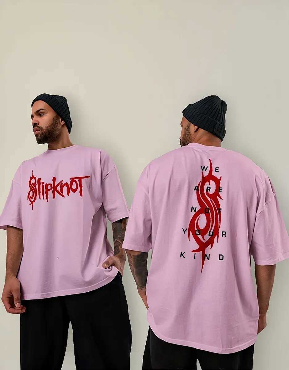 We Are Not Your Kind T-shirt Heavy Metal Cotton Tee Man Rock Band Clothes Men Women Slipknots Double Sided Print Tee Clothing X251218