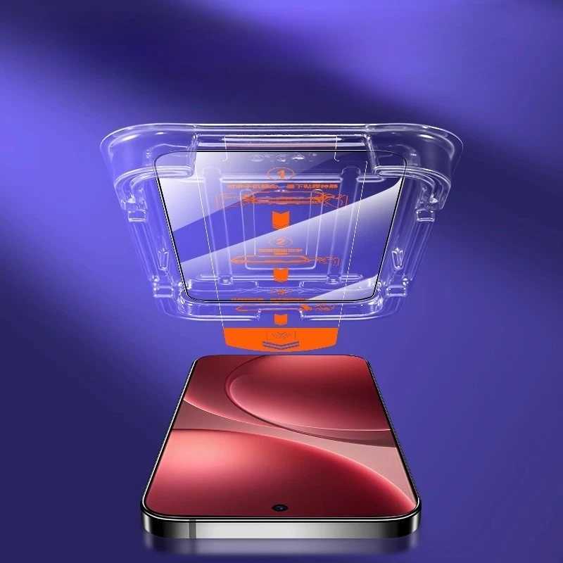 Dust Free Easy Auto Installation Tool for Find X9 Pro FindX9 X9pro 9D Tempered Glass SCREEn Protectors Protective Film G251218