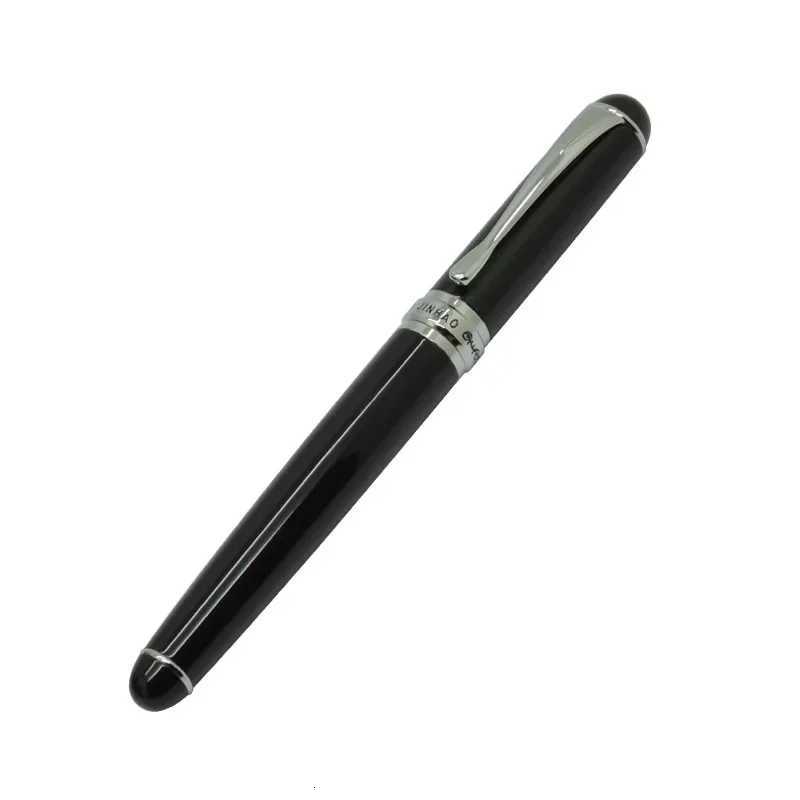 Jinhao X750 ic Style Silver Clip Metal Fountain Pen 05mm Nib Steel Ink Pens for Gift Off Supplies School Supplies Y251218