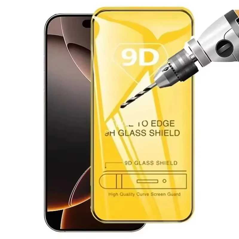 1-5PCS 9D Full Cover Tempered Glass For iPhone 17 16 15 11 12 13 14 Pro Max 16E Screen Protector For iPhone 13 Mini XR X XS Max G251218